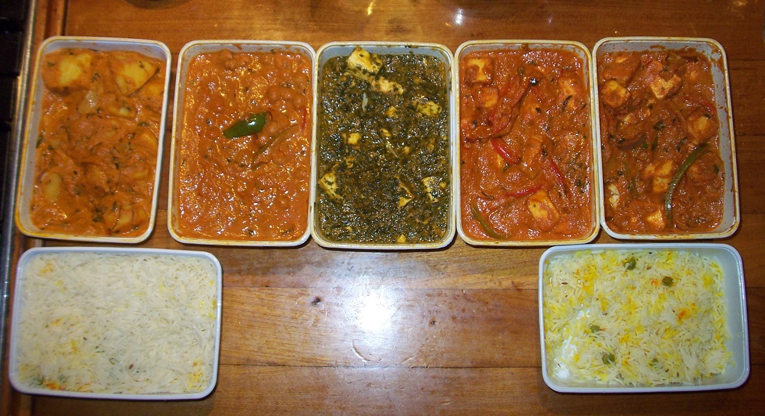 vijf verrukkelijke curries :)